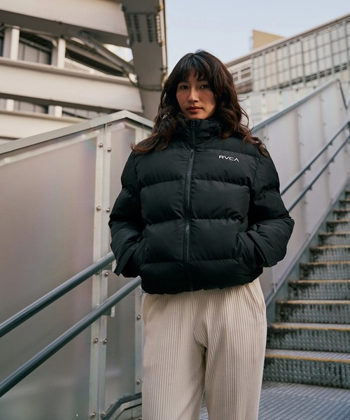 レディース  冬　RVCA ルーカ ダウンジャケット S RVCA（ルーカ） ルカ ジャケット バランス パファージャケット BALANCE