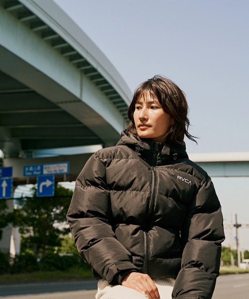 レディース  冬　RVCA ルーカ ダウンジャケット S RVCA（ルーカ） ルカ ジャケット バランス パファージャケット BALANCE