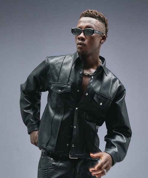 テンダーロイン　アーミーシャツ　ブラック ANDER HUNK シャツ 「 2size 」W-Pocket Metal Button Shirt / W