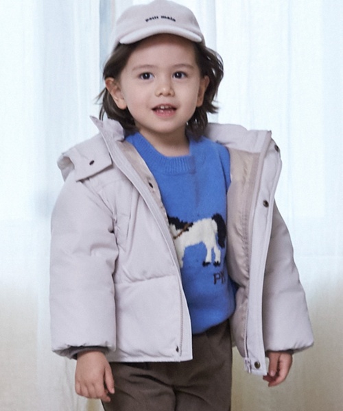 petit main ダウン アウター 「リンク/撥水加工」モンスターダウン