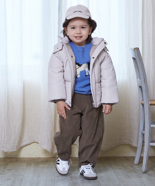 petit main ダウン アウター 「リンク/撥水加工」モンスターダウン