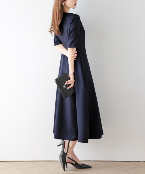 「SUGAR BISKET」 「La-gemme」半袖ワンピース M ネイビー レディース_画像7