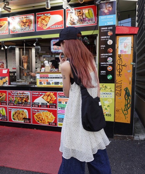 「TEEN BOOP」 キャミソールワンピース FREE ブラウン レディース_画像9