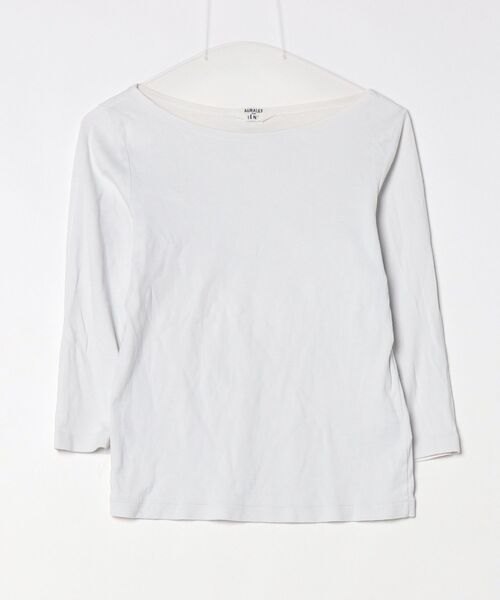 AURALEE（オーラリー） 7分袖カットソー「IENAコラボ」 1 ホワイト