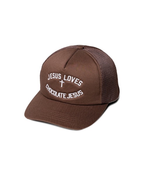 Chocolate Jesus キャップ 帽子 JESUS LOVES TRUCKER HAT メンズ