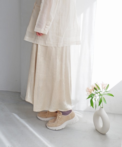 デッキシューズ モカシン 「本革」スニーカーミックスモカシンシューズ/62105 レディース_20