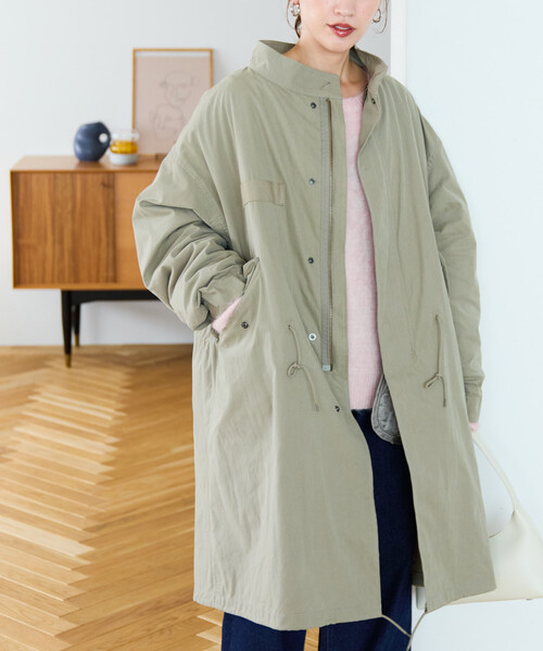 FREAK'S STORE（フリークスストア） モッズコート フリ- オリーブ