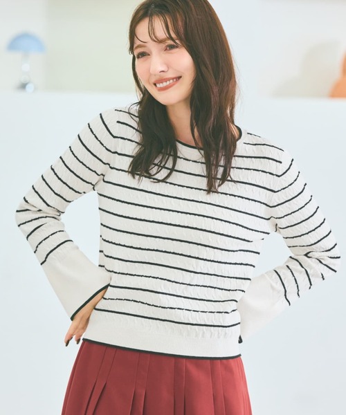 COHINA（コヒナ） ニット セーター ミニケーブルリブニット 「低身長