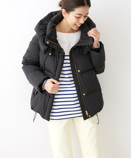 SLOBE IENA スローブ イエナ ショートダウン ブラック 40 短丈 IENA（イエナ） ダウンジャケット 40 ブラック レディース : ZOZOTOWN