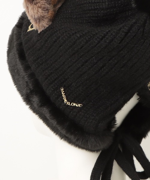 MARK&LONA（マークアンドロナ） ニット帽 ニットキャップ Furry Cat