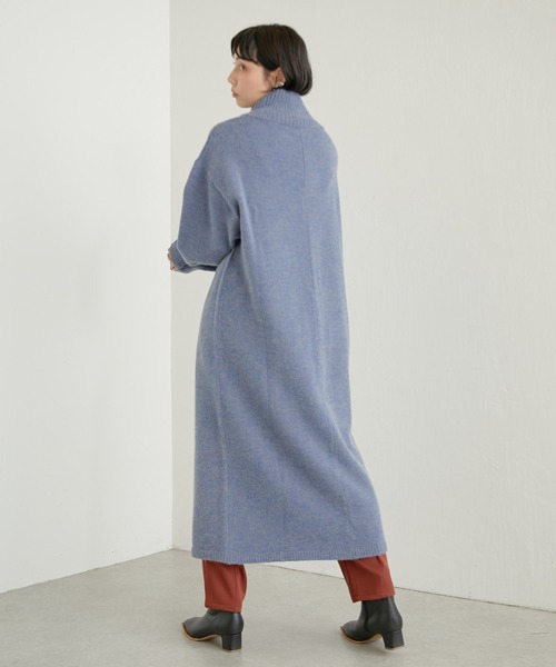 「ear PAPILLONNER」 ニットワンピース FREE ベージュ レディース_画像6