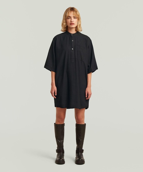 G-STAR RAW ワンピース Shirt Dress/スタンドカラーシャツワンピース G-STAR RAW ワンピース Shirt Dress/スタンドカラーシャツワンピース