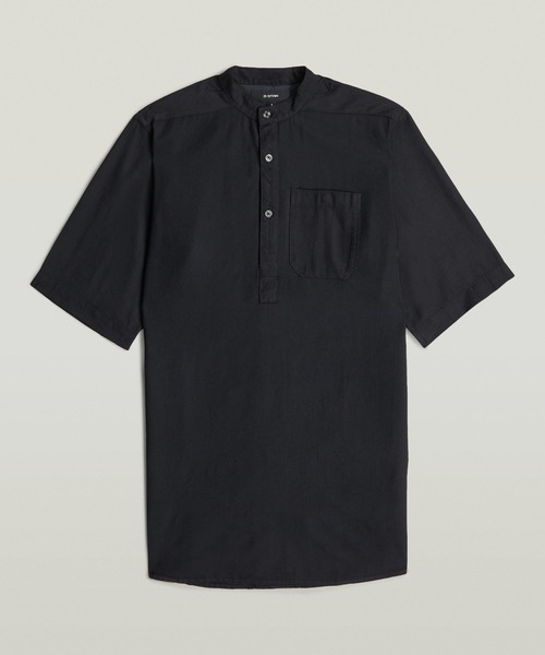 G-STAR RAW ワンピース Shirt Dress/スタンドカラーシャツワンピース