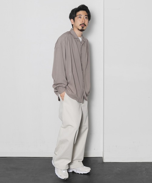 「AMERICAN RAG CIE」 長袖シャツ MEDIUM グリーン メンズ_画像2