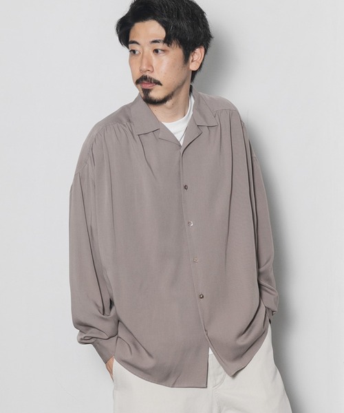 「AMERICAN RAG CIE」 長袖シャツ MEDIUM グリーン メンズ_画像6