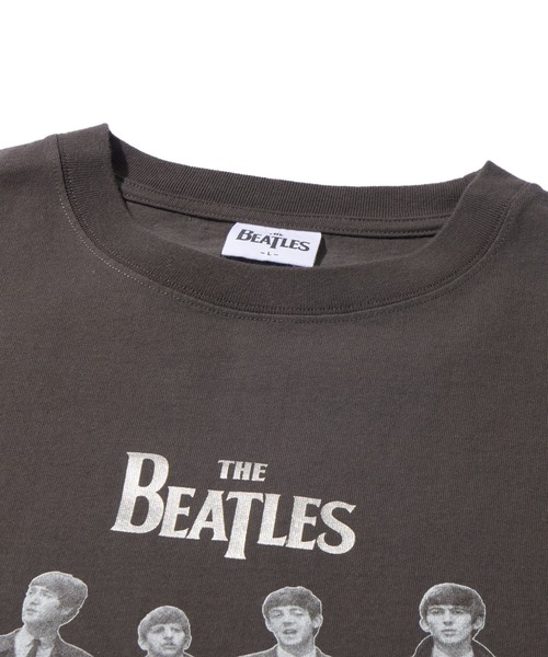 The Beatles tシャツ 「THE BEATLES/ザ ビートルズ」レコードプリント