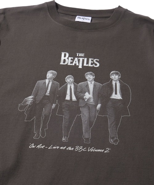 The Beatles tシャツ 「THE BEATLES/ザ ビートルズ」レコードプリント