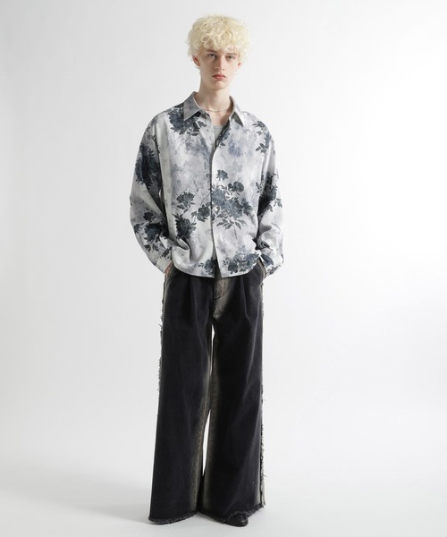 HARE（ハレ） ジーンズ フレームラインデニムパンツ(HARE) メンズ