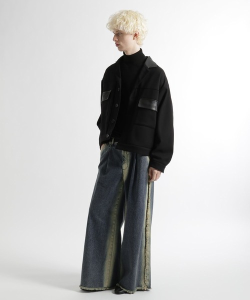 HARE（ハレ） ジーンズ フレームラインデニムパンツ(HARE) メンズ