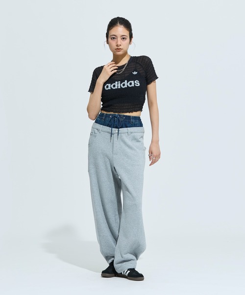 adidas（アディダス） adidas tシャツ 半袖 スモックド カリ ティー