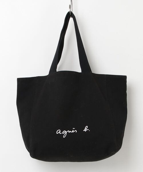 agnès b. ブラック トートバッグ agnes b.（アニエスベー） トートバッグ - ブラック レディース