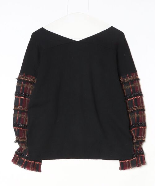 「Re.Verofonna」 長袖ニット 38 ブラック レディース_画像2