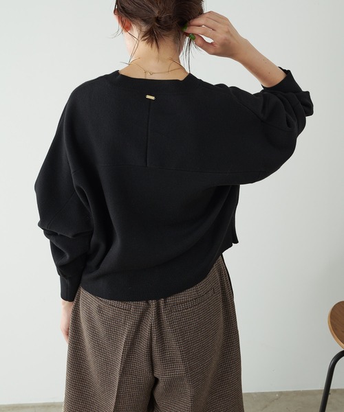 「COLLAGE GALLARDAGALANTE」 長袖ニット FREE ライトグレー レディース_画像8