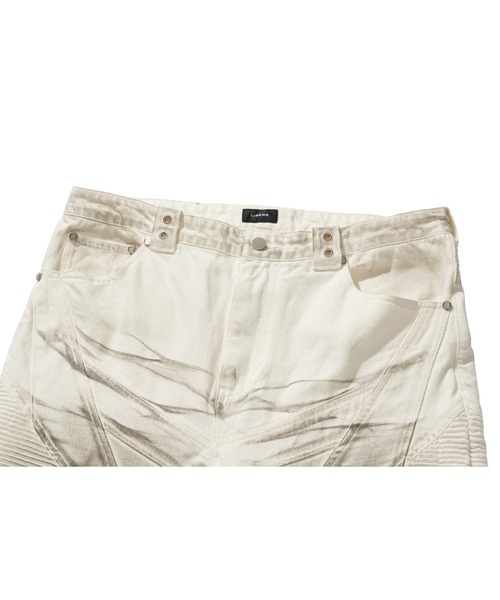 「LIBERE」 デニムパンツ LARGE ブラック メンズ_画像4