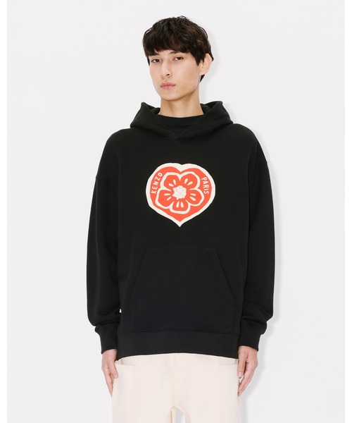 3562【希少2XLサイズ・美品】ポルトガル製 ケンゾー ボックスロゴ パーカー KENZO（ケンゾー） パーカー 'KENZO Boke Heart' オーバーサイズ