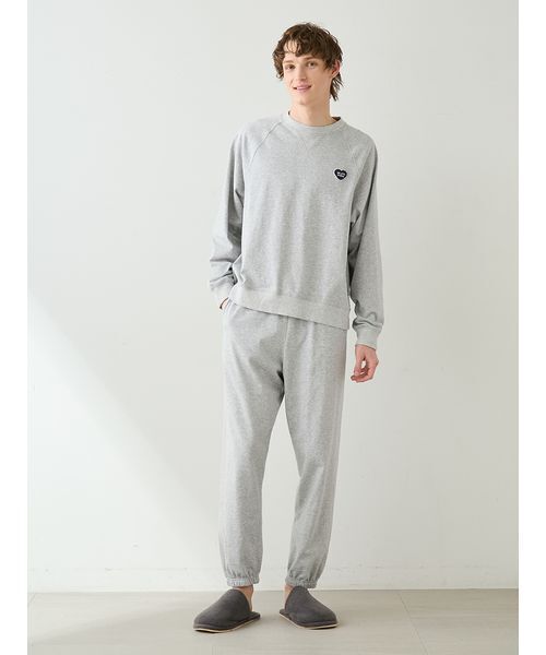 gelato pique（ジェラートピケ） パジャマ 「HOMME」裏毛ハートロゴ