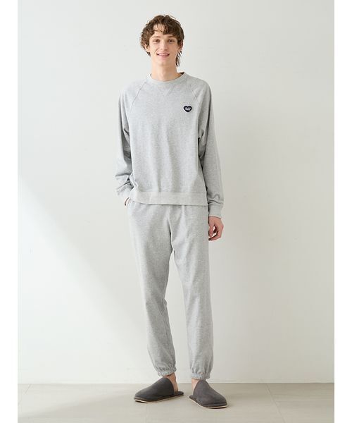 gelato pique（ジェラートピケ） パジャマ 「HOMME」裏毛ハートロゴ