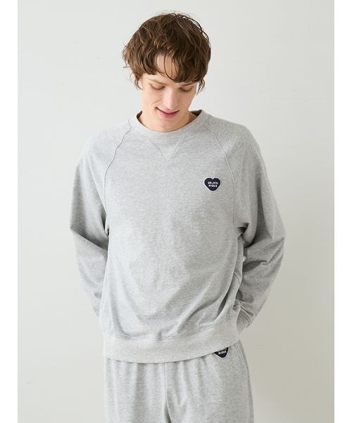 gelato pique（ジェラートピケ） パジャマ 「HOMME」裏毛ハートロゴ