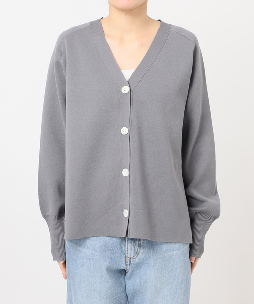 【新品・紙タグ付】IENA別注・ルトロワのVネックコットンカーディガン IENA(イエナ)の「【LE TROYES/ルトロワ】IENA別注カーディガン◇（IENA