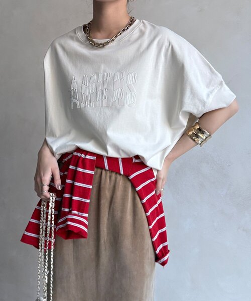 tシャツ AMIENESロゴTEE レディースの画像
