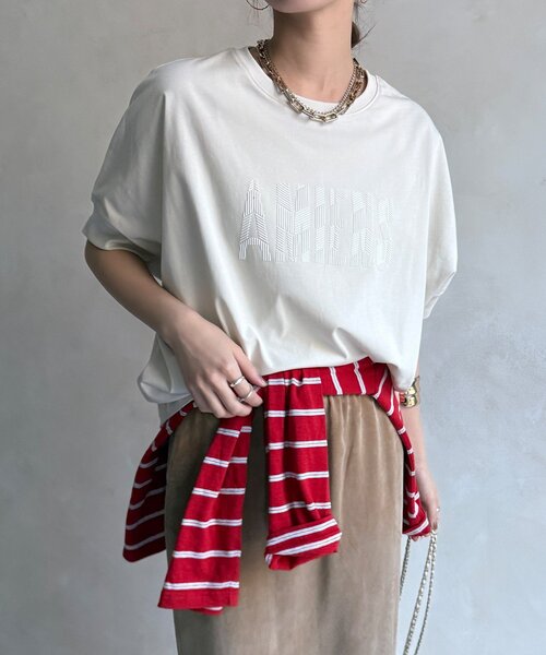 tシャツ AMIENESロゴTEE レディースの画像