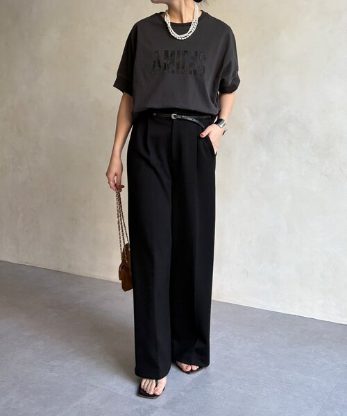 tシャツ AMIENESロゴTEE レディースの画像