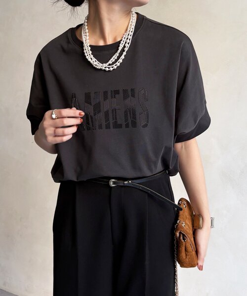 tシャツ AMIENESロゴTEE レディースの画像
