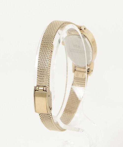 「ete」 アナログ腕時計 FREE イエローゴールド レディース_画像2