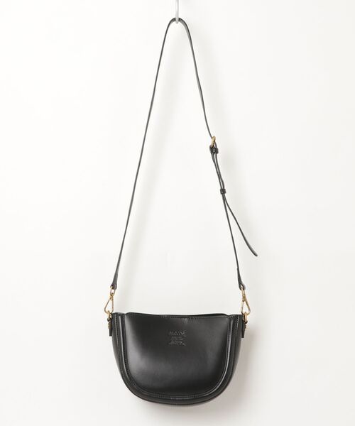 「BARCOS」 ワンポイントショルダーバッグ - ブラック レディース_画像2