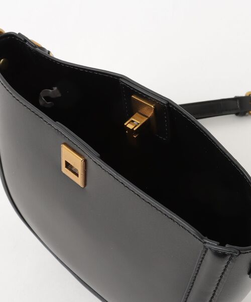 「BARCOS」 ワンポイントショルダーバッグ - ブラック レディース_画像4