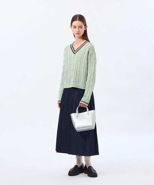 ハンドバッグ ミニショルダースクエアトート
