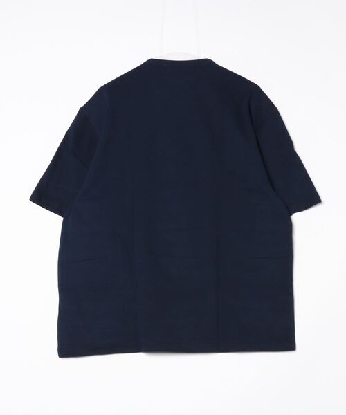 「TOMMY JEANS」 半袖Tシャツ X-SMALL ネイビー メンズ_画像2