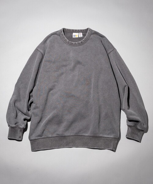 「FREAK'S STORE」 スウェットカットソー SMALL チャコールグレー メンズ_画像2