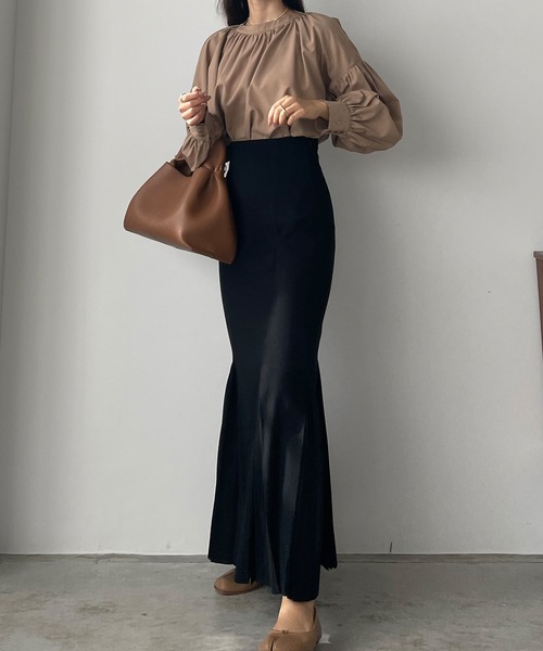 「Louere」 ロングスカート X-LARGE ベージュ レディース_画像8