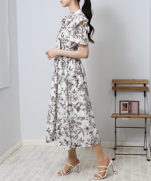「pumpkin port」 半袖ワンピース MEDIUM ホワイト レディース_画像9