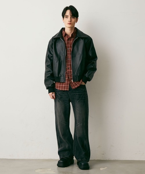 Shoowtime（ショウタイム） ブルゾン アウター Synthetic leather