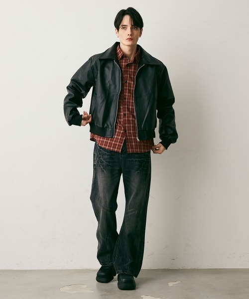Shoowtime（ショウタイム） ブルゾン アウター Synthetic leather