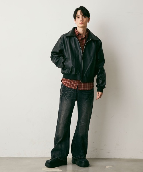 Shoowtime（ショウタイム） ブルゾン アウター Synthetic leather