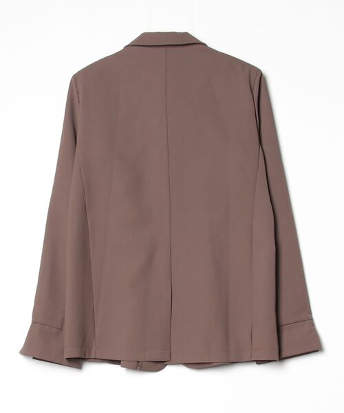 「BLANC FICELLE」 ジャケット LARGE ブラウン レディース_画像2