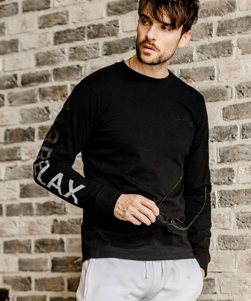 「1piu1uguale3 RELAX」 長袖Tシャツ X-LARGE ホワイト メンズ_画像6